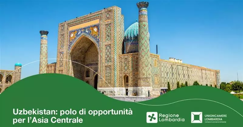 Evento istituzionale Lombardia–Uzbekistan: opportunità di collaborazione con Samarcanda